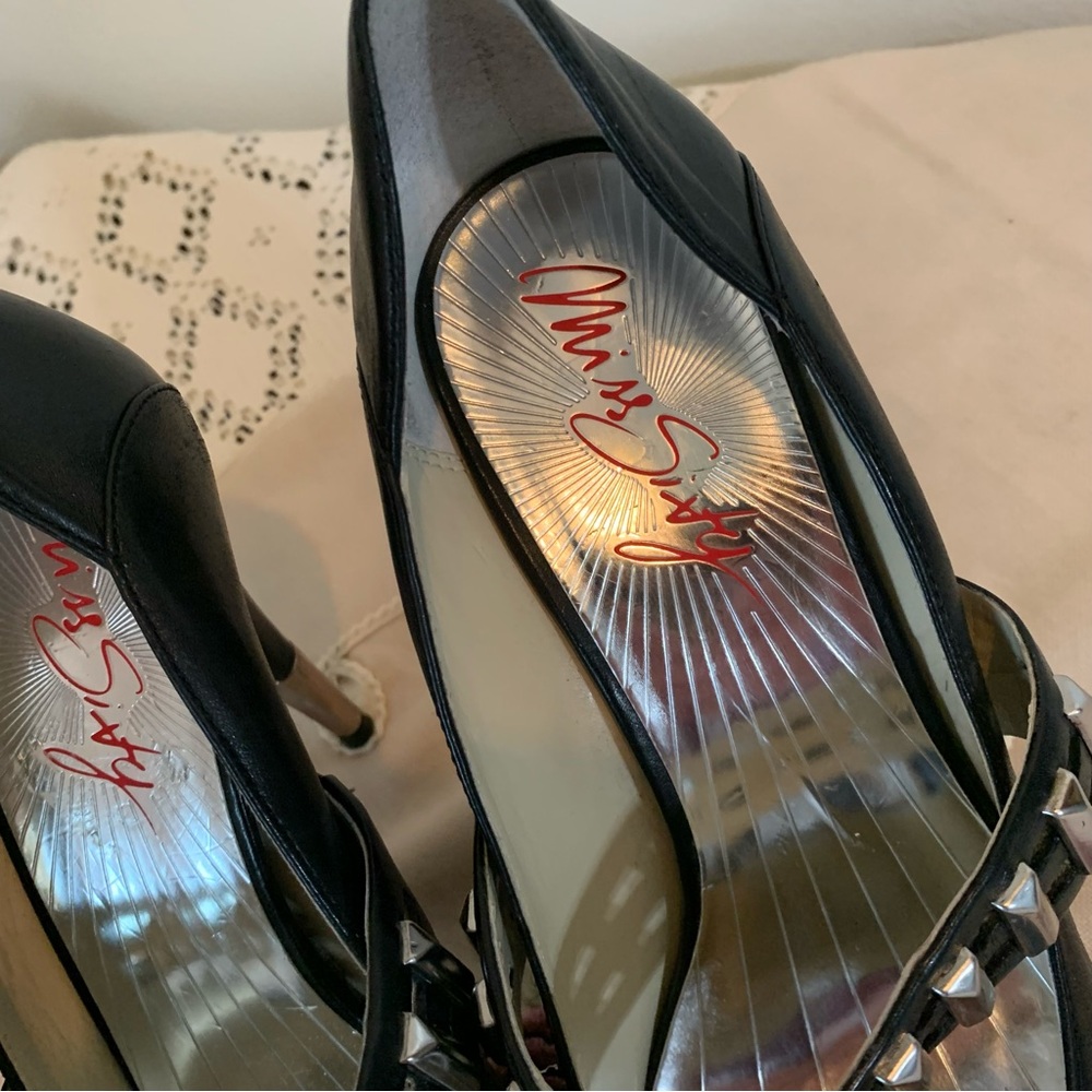 Miss Sixty Black Stiletto Pumps - Picture 12 of 13